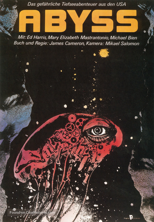 The Abyss - German Movie Poster