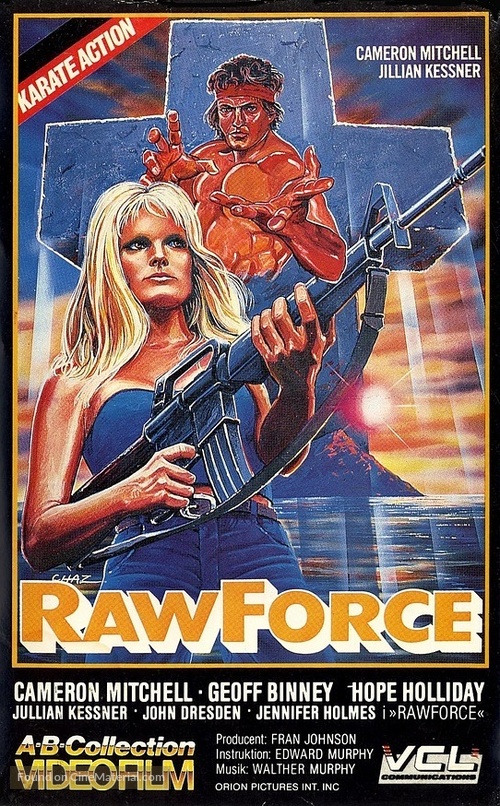 Raw Force - Danish VHS movie cover