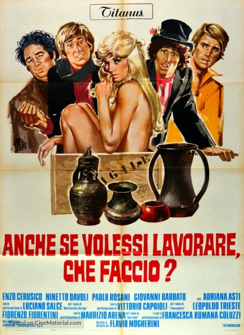 Anche se volessi lavorare, che faccio? (1972) Italian movie poster