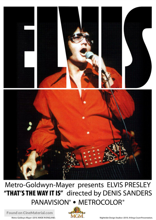 Elvis: That&#039;s the Way It Is - British Movie Poster