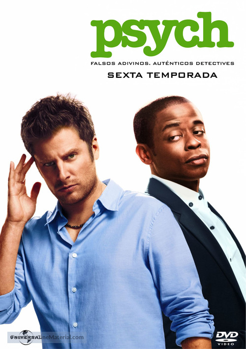 &quot;Psych&quot; - Spanish DVD movie cover