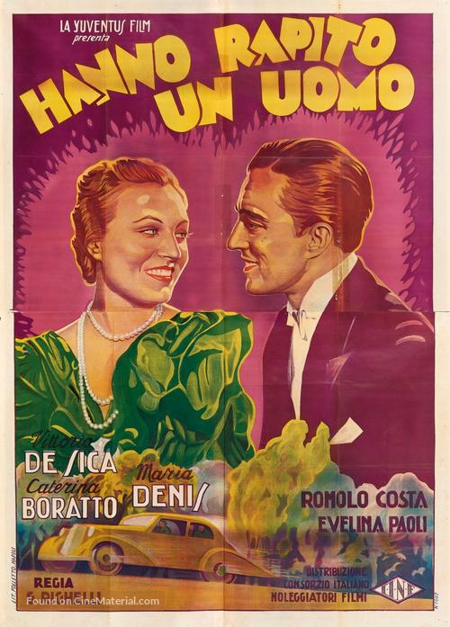 Hanno rapito un uomo - Italian Movie Poster