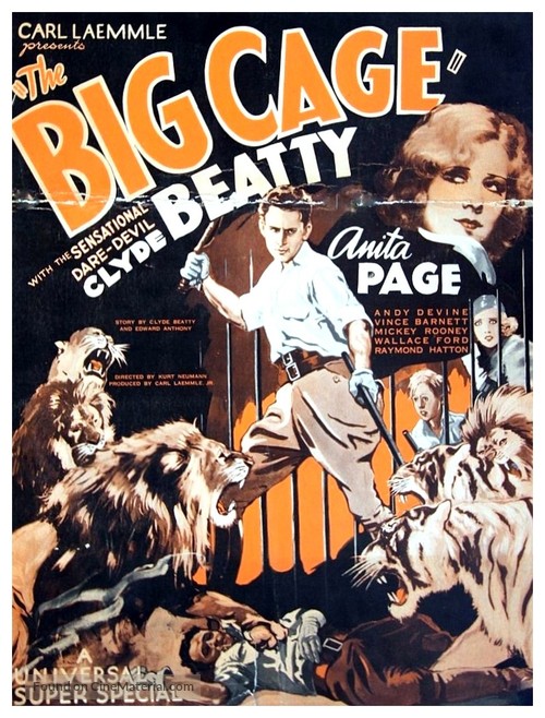 The Big Cage - Movie Poster