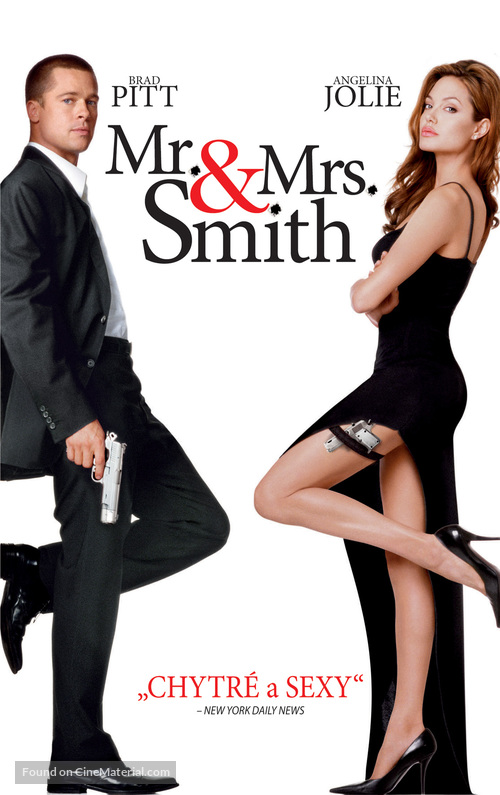 Mr. &amp; Mrs. Smith - Slovak DVD movie cover