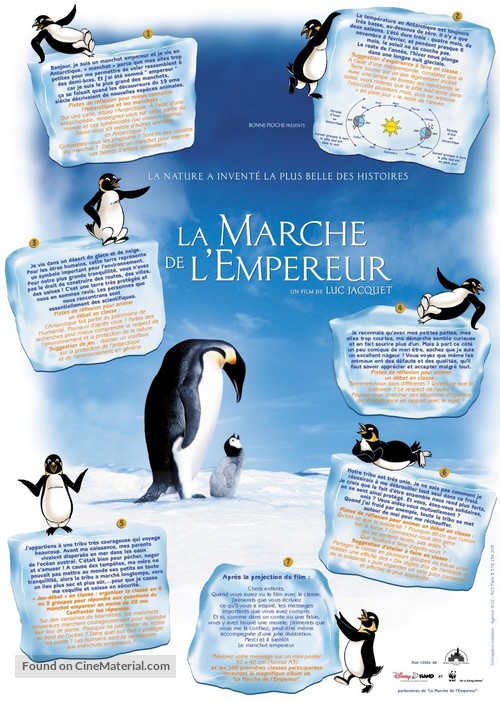 March Of The Penguins - French poster
