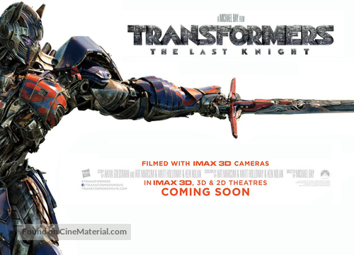 Transformers: The Last Knight - Movie Poster