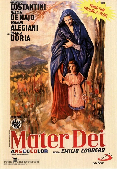 Mater dei - Italian DVD movie cover