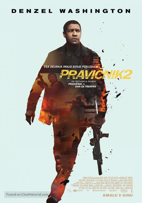 The Equalizer 2 - Slovenian Movie Poster