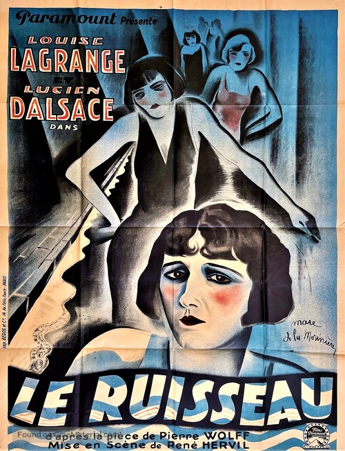 Le ruisseau - French Movie Poster