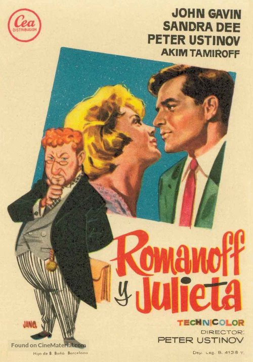 Romanoff and Juliet - Spanish Movie Poster