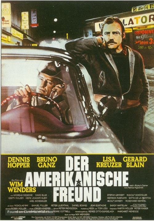 Der amerikanische Freund - German Movie Poster