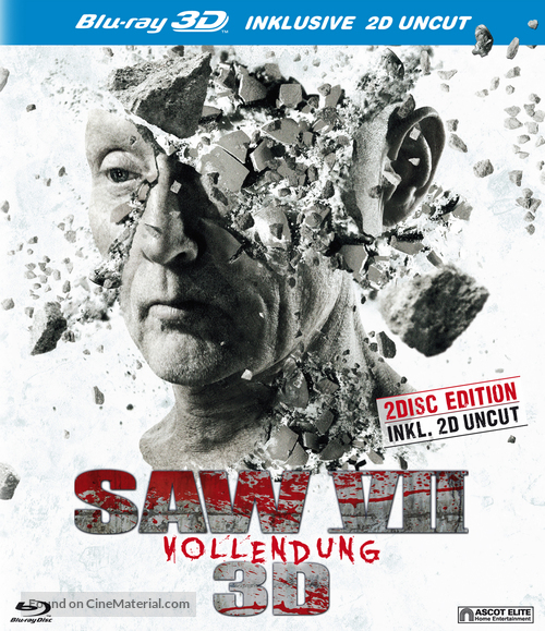 Saw 3D - Swiss Blu-Ray movie cover