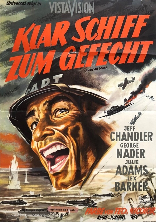 Away All Boats - German Movie Poster
