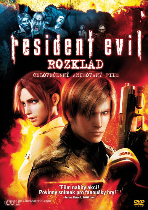 Resident Evil: Degeneration - Czech Movie Cover