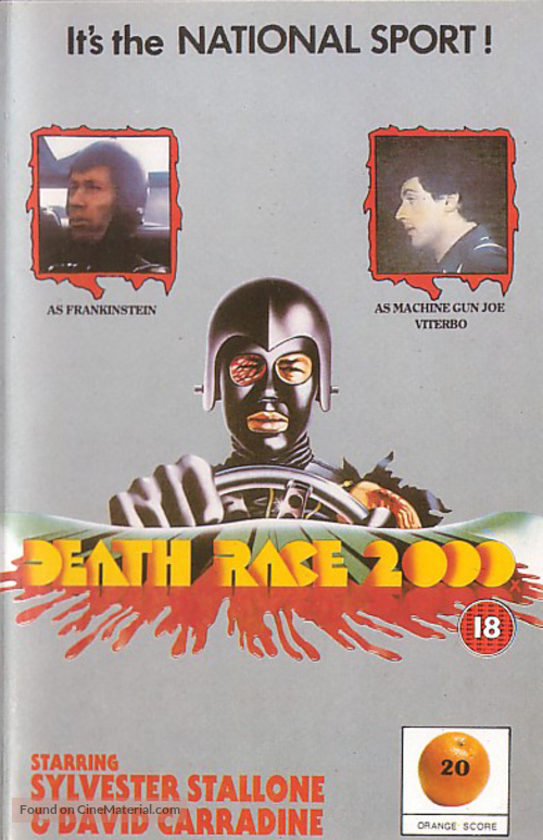 Death Race 2000 - British VHS movie cover
