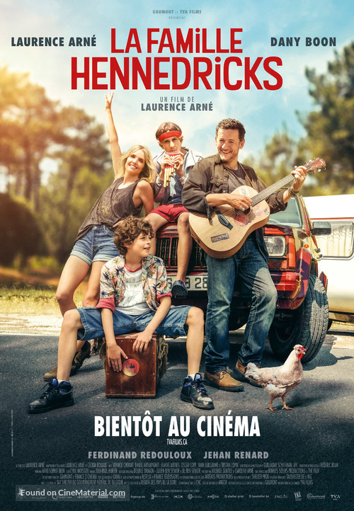 La Famille Hennedricks - Canadian Movie Poster