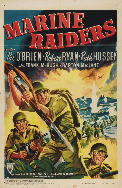 Marine Raiders - Re-release movie poster