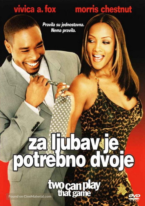 Two Can Play That Game - Croatian DVD movie cover
