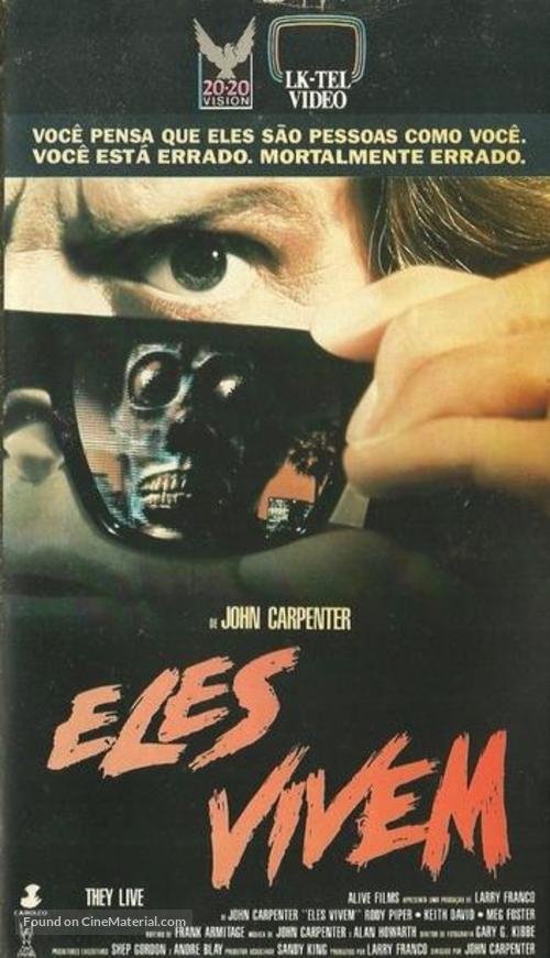 They Live - Brazilian VHS movie cover