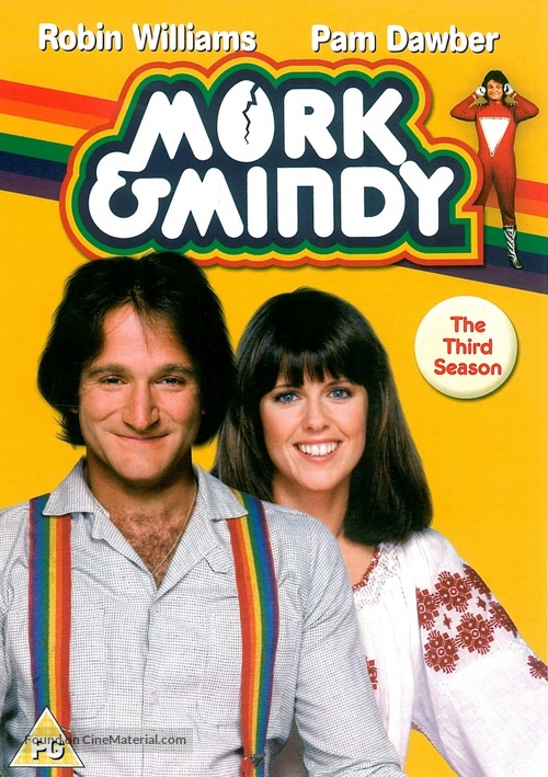 &quot;Mork &amp; Mindy&quot; - British DVD movie cover