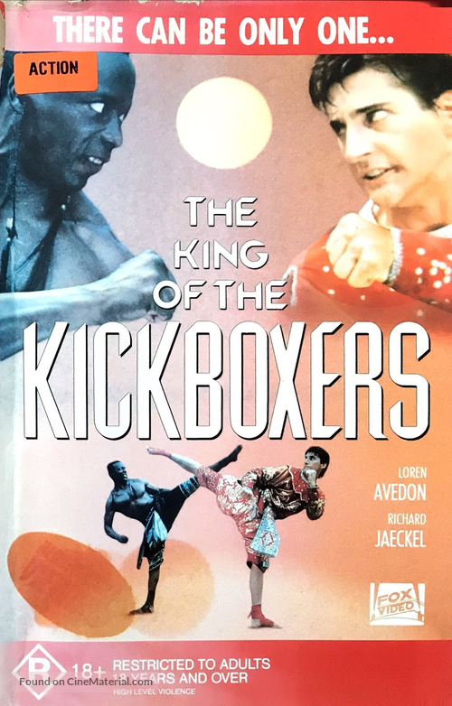 The King of the Kickboxers - Australian Movie Cover