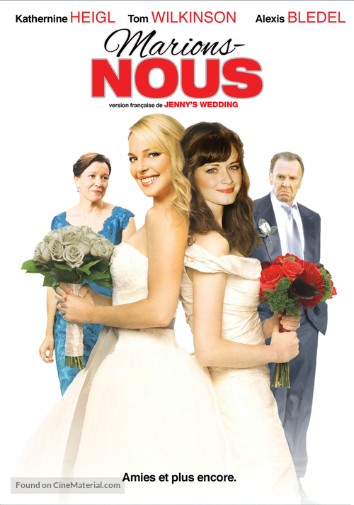 Jenny&#039;s Wedding - Canadian DVD movie cover