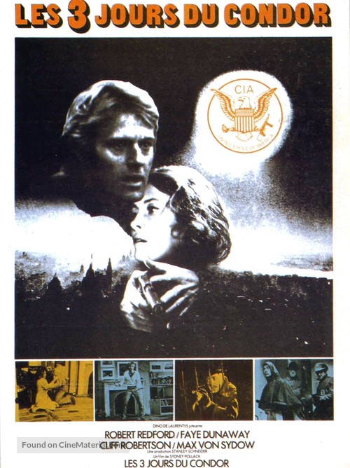 Three Days of the Condor - French Movie Poster