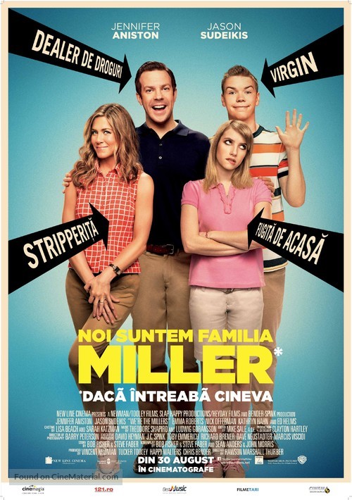 We&#039;re the Millers - Romanian Movie Poster