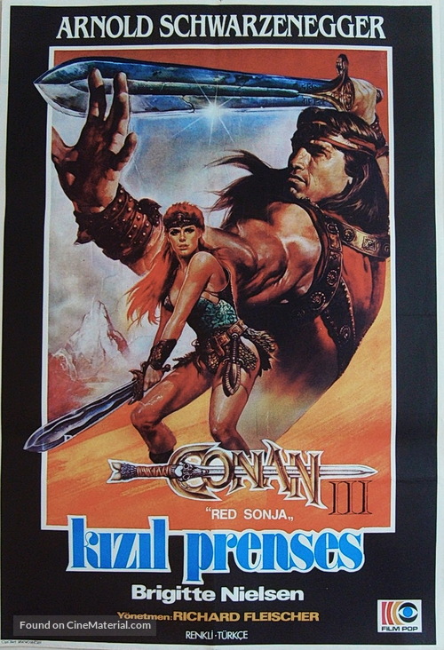 Red Sonja - Turkish Movie Poster