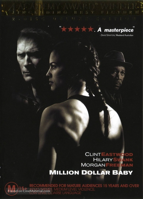 Million Dollar Baby - Australian DVD movie cover