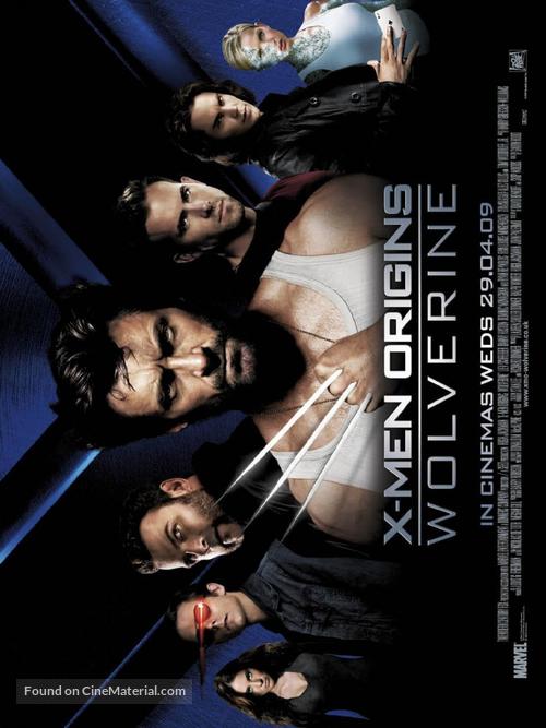 X-Men Origins: Wolverine - British Movie Poster
