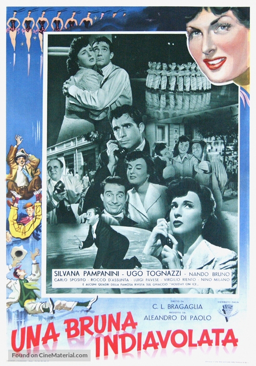 Una bruna indiavolata! - Italian Movie Poster