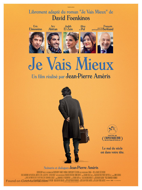 Je vais mieux - French Movie Poster