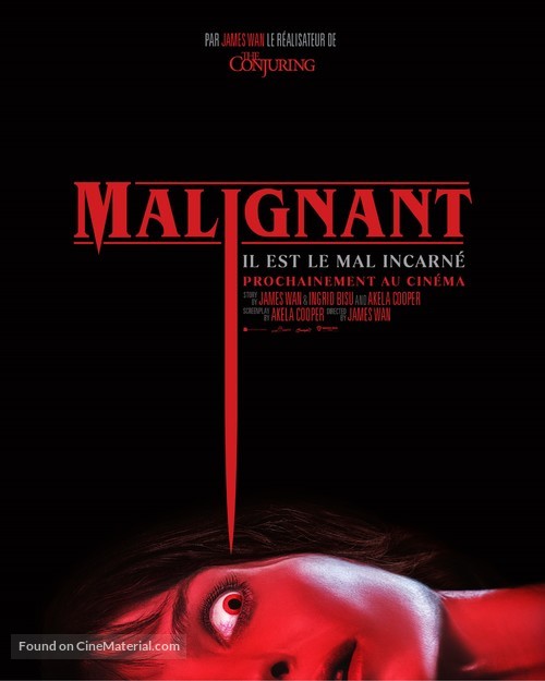 Malignant - French Movie Poster
