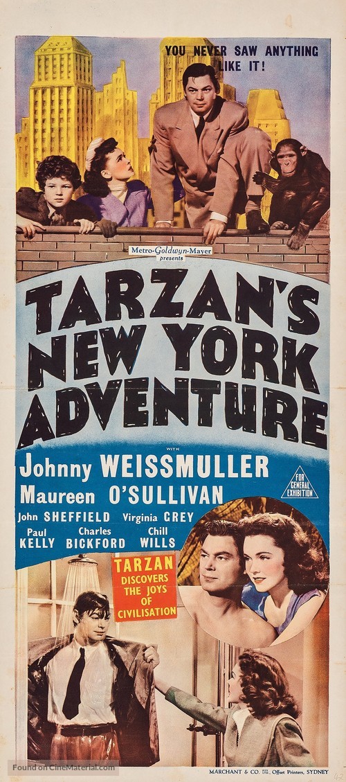 Tarzan&#039;s New York Adventure - Australian Movie Poster