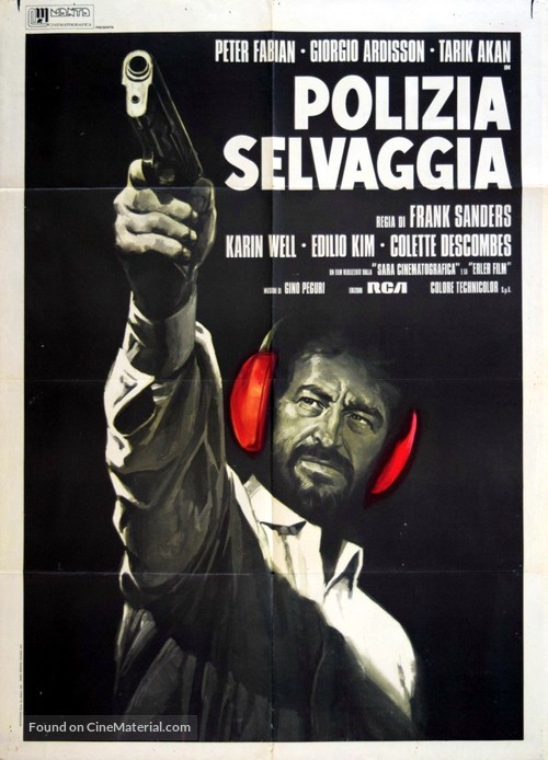 Polizia selvaggia - Italian Movie Poster