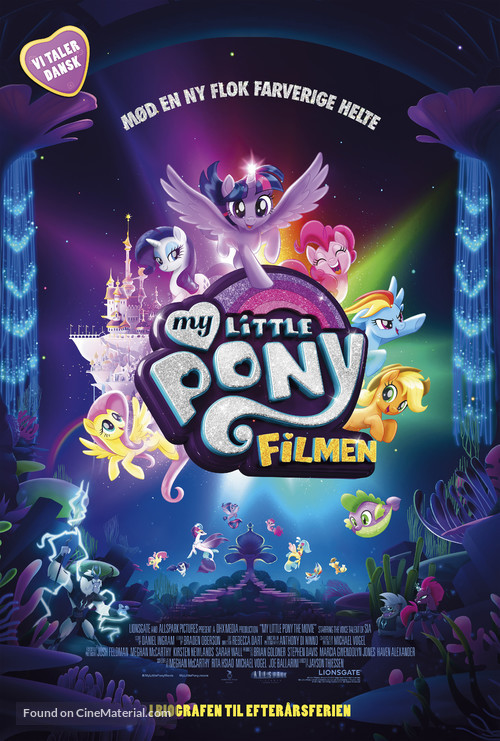 My Little Pony : The Movie - Danish Movie Poster