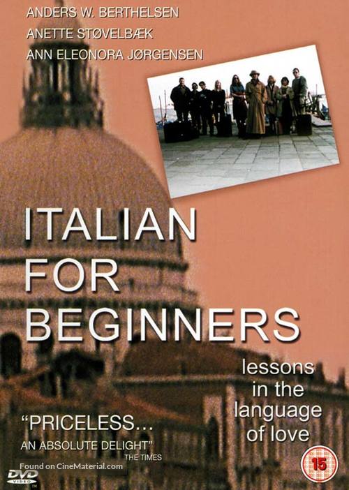 Italiensk for begyndere - British DVD movie cover
