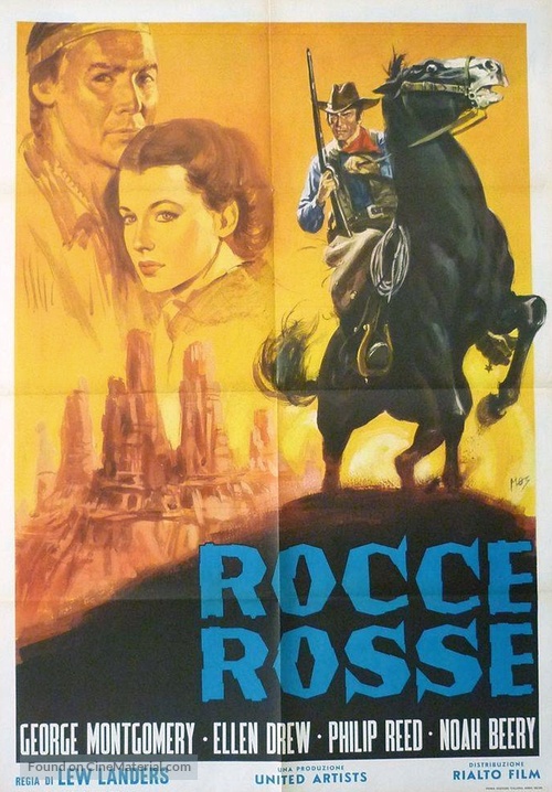 Davy Crockett, Indian Scout - Italian Movie Poster