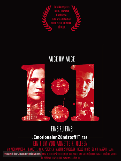 1:1 - German Movie Poster