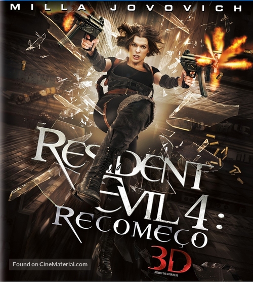 Resident Evil: Afterlife - Brazilian Blu-Ray movie cover