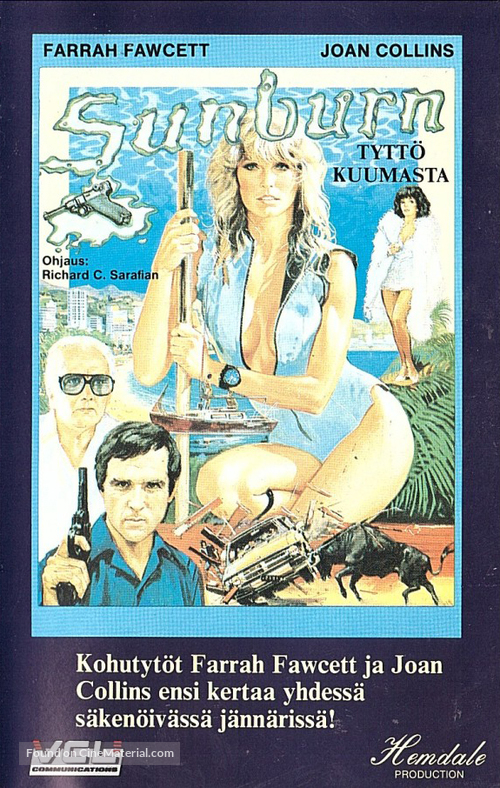 Sunburn - Finnish VHS movie cover