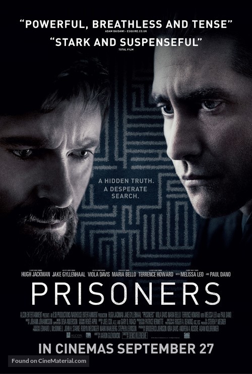 Prisoners - British Movie Poster