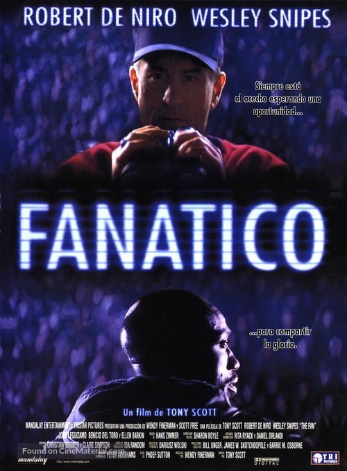 The Fan - Spanish Movie Poster