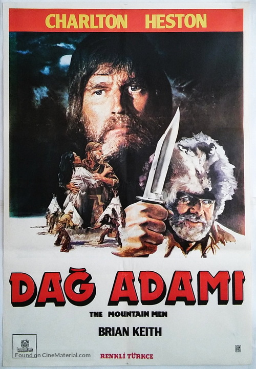 The Mountain Men - Turkish Movie Poster