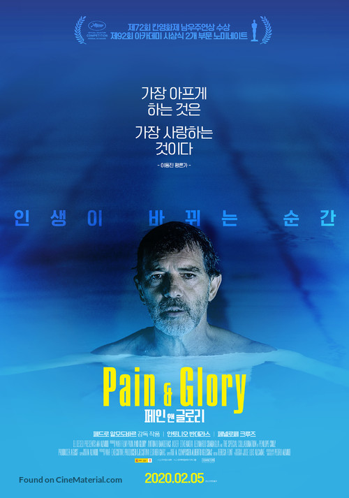 Dolor y gloria - South Korean Movie Poster