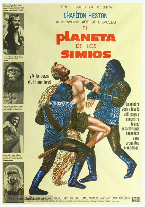 Planet of the Apes - Spanish Movie Poster