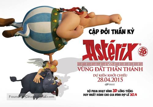 Ast&eacute;rix: Le domaine des dieux - Vietnamese poster