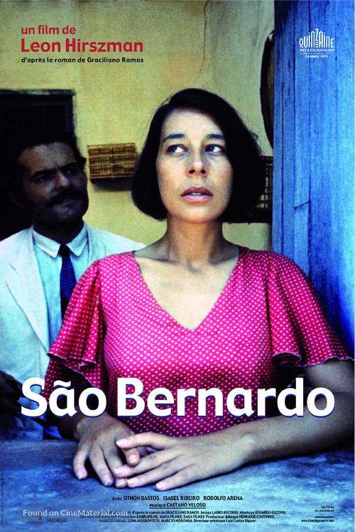 S&atilde;o Bernardo - French Movie Poster