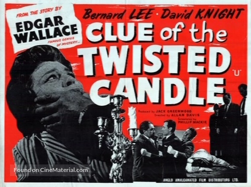 Clue of the Twisted Candle - British Movie Poster